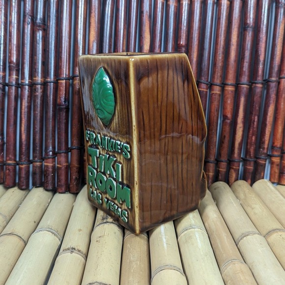 Frankie's Tiki Room Green F Tiki Bandit Tiki Mug - Picture 8 of 12